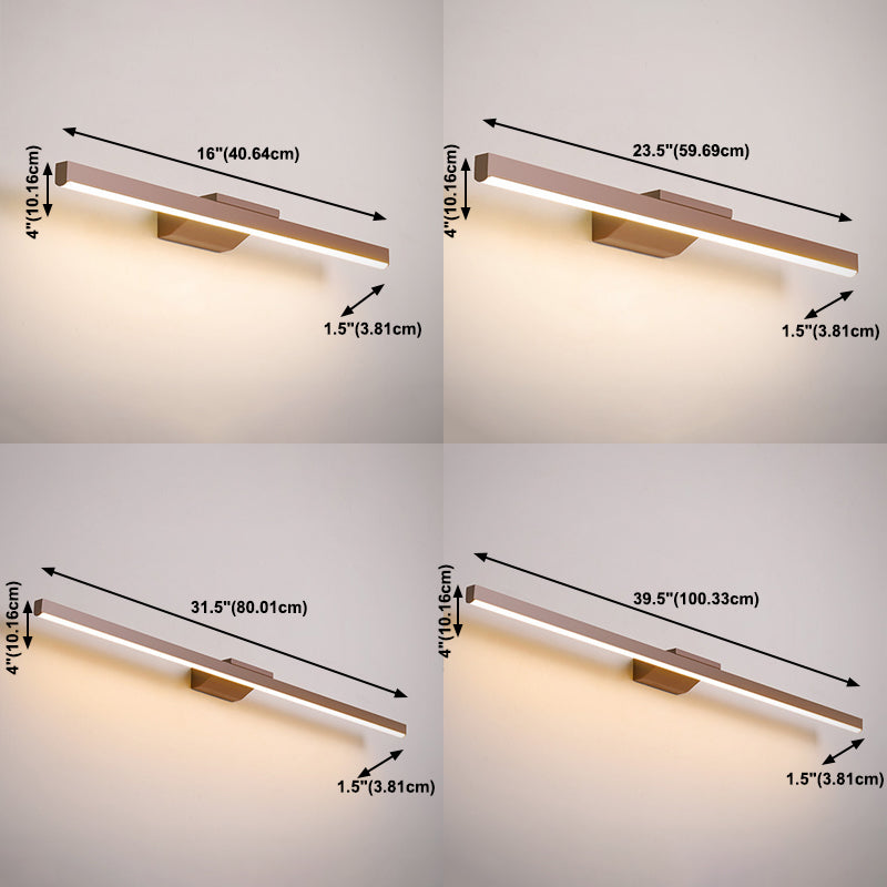 Household Vanity Light Contemporary Simple Linear Mirror Lighting Fixtures for Bathroom