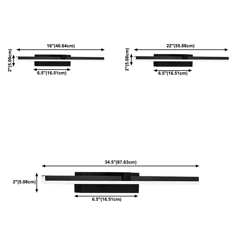 Luz de tocador doméstico accesorios modernos de iluminación de espejo lineal para el baño