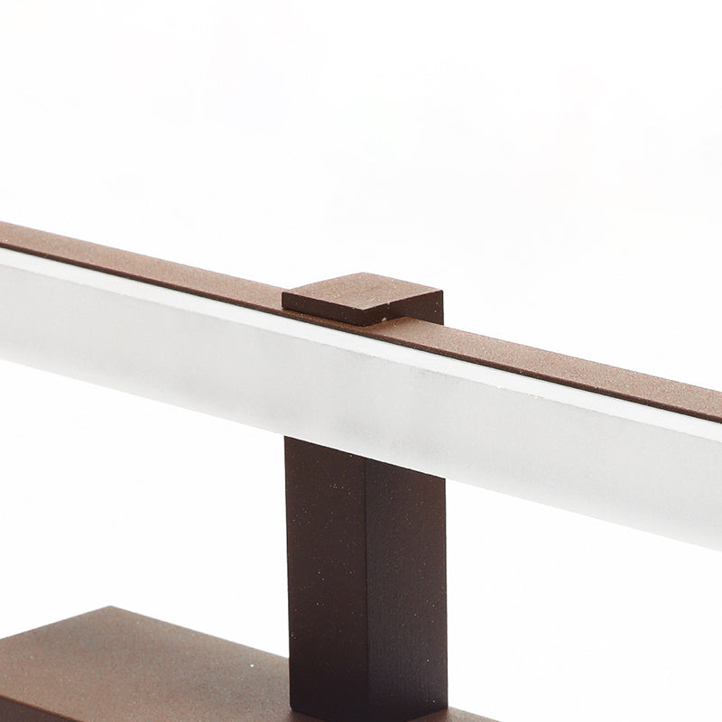 Luz de tocador doméstico accesorios modernos de iluminación de espejo lineal para el baño