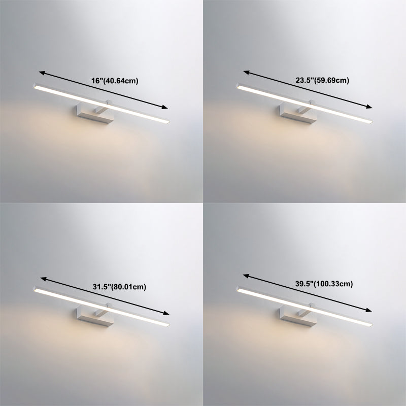 Vanity Homehold Light MODERN MODERN MODERNO Fissature di illuminazione a specchio lineare per il bagno