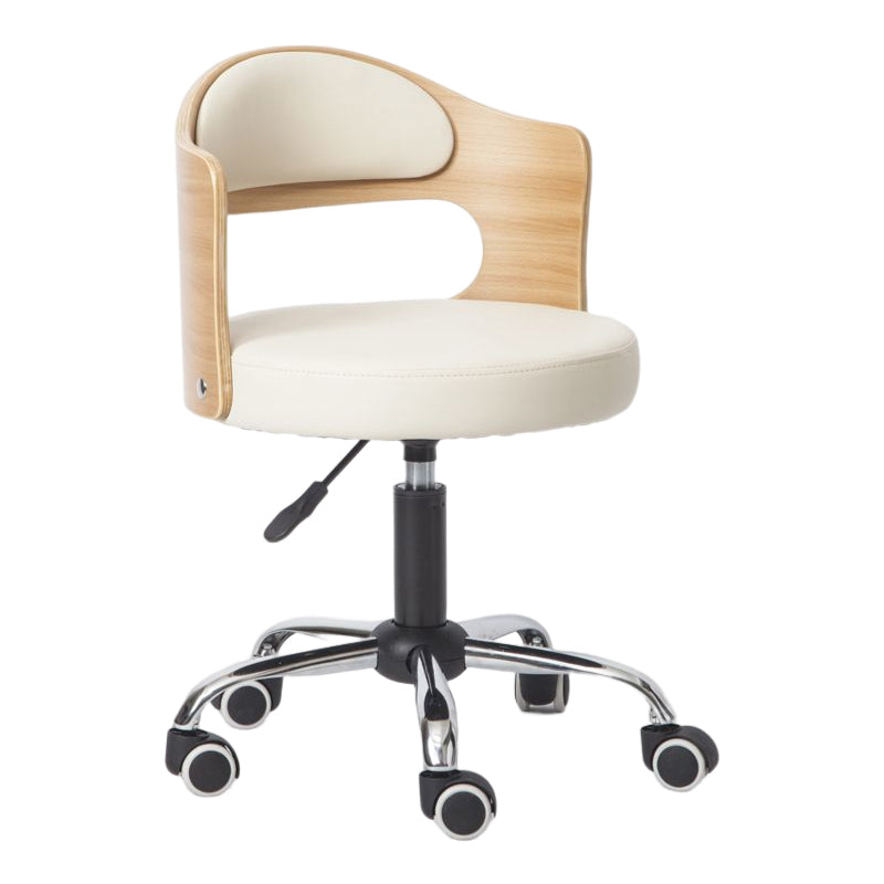 Tabouret de bar en acier de tabouret de comptoir relevable rotatif moderne avec coussin