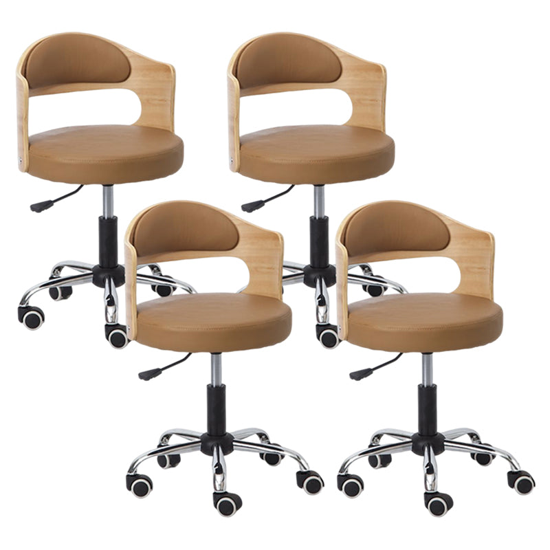Tabouret de bar en acier de tabouret de comptoir relevable rotatif moderne avec coussin