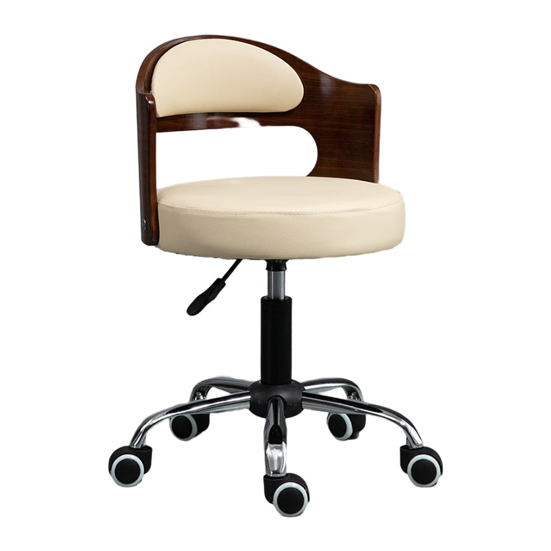 Tabouret de bar en acier de tabouret de comptoir relevable rotatif moderne avec coussin