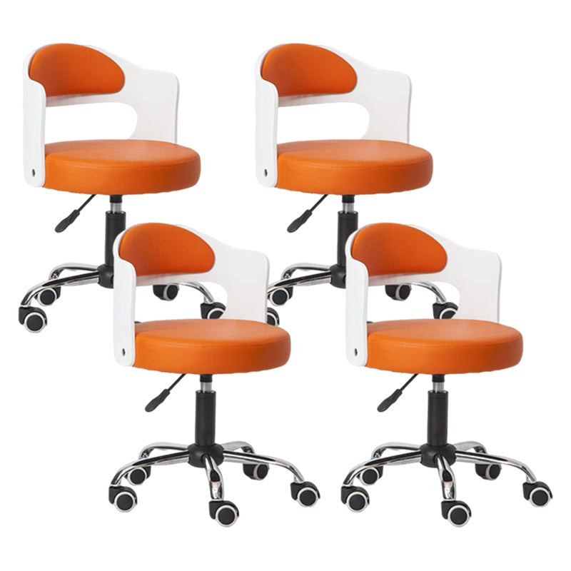 Tabouret de bar en acier de tabouret de comptoir relevable rotatif moderne avec coussin
