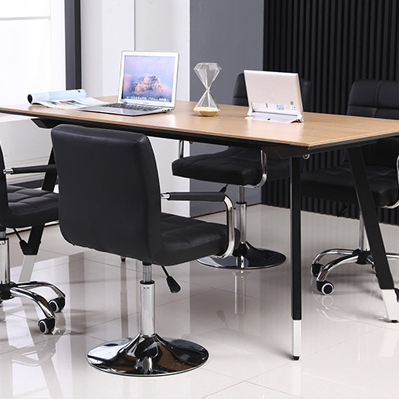 Indoor Modern Adjustable Bar Stool Footrest Bucket Backrest Swivel Counter Stool