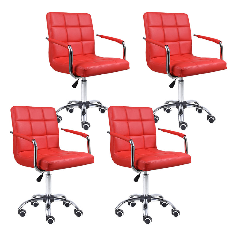 Indoor Modern Adjustable Bar Stool Footrest Bucket Backrest Swivel Counter Stool