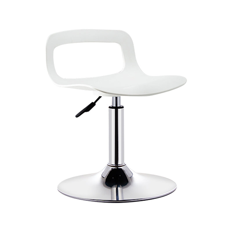 Modern Adjustable Swivel Bar Stool Low Back Plastic Bar and Counter Stool