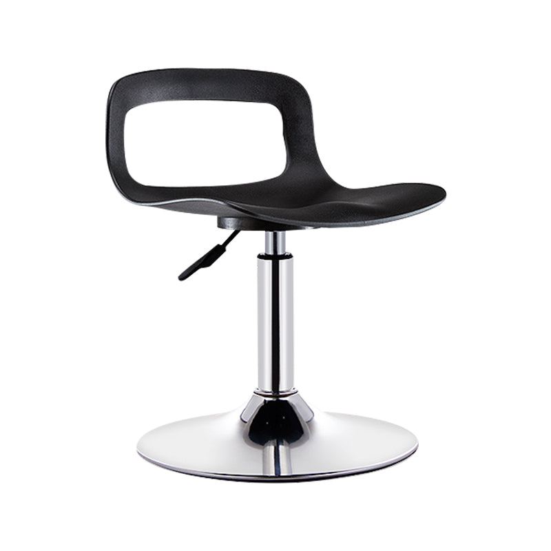 Modern Adjustable Swivel Bar Stool Low Back Plastic Bar and Counter Stool