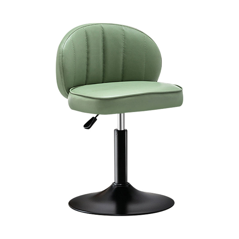Taburete de bar de acero con respaldo moderno, taburete elevable con cojín de cuero