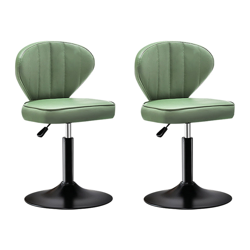 Taburete de bar de acero con respaldo moderno, taburete elevable con cojín de cuero