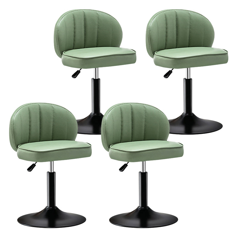 Taburete de bar de acero con respaldo moderno, taburete elevable con cojín de cuero