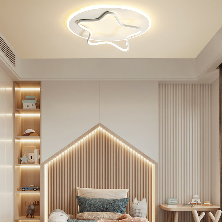 Geometria Forma Soffitto Fissaggio Moderno Stile Metallo 2 Luce Soffitto Flush