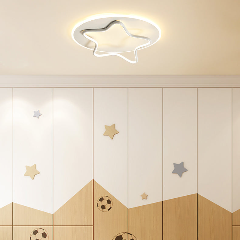 Geometria Forma Soffitto Fissaggio Moderno Stile Metallo 2 Luce Soffitto Flush