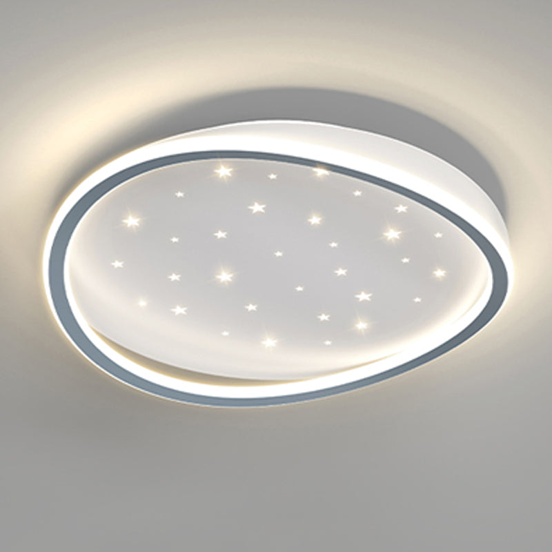 Geometrie Form LED Deckenleuchte Moderne Aluminium 1 Light Flush Mount für Halle