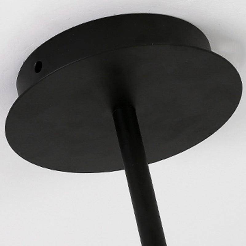 Ideas de iluminación de isla de cilindro de estilo contemporáneo luces colgantes de isla metálica