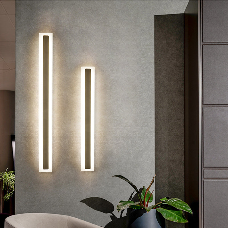 Linearer Schatten Metall Wandleuchter moderner Stil 1- Lichtwandhalterung Beleuchtung