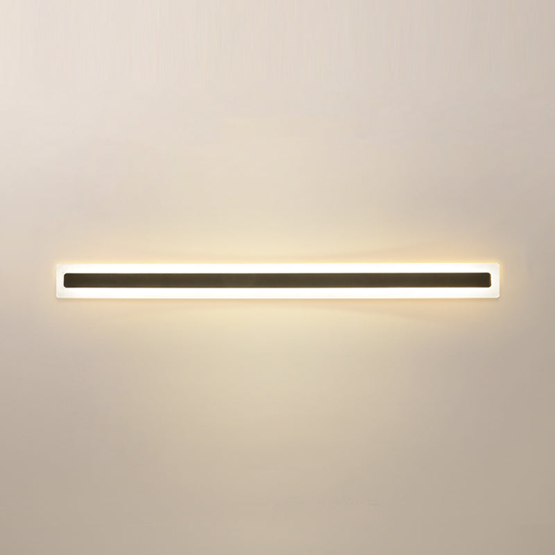 Linearer Schatten Metall Wandleuchter moderner Stil 1- Lichtwandhalterung Beleuchtung