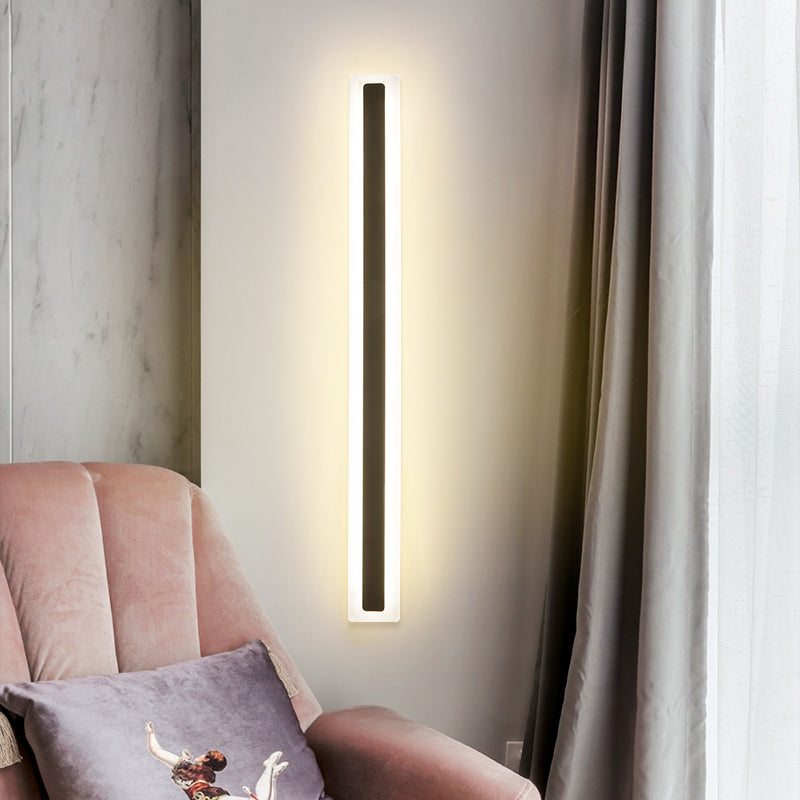 Linearer Schatten Metall Wandleuchter moderner Stil 1- Lichtwandhalterung Beleuchtung