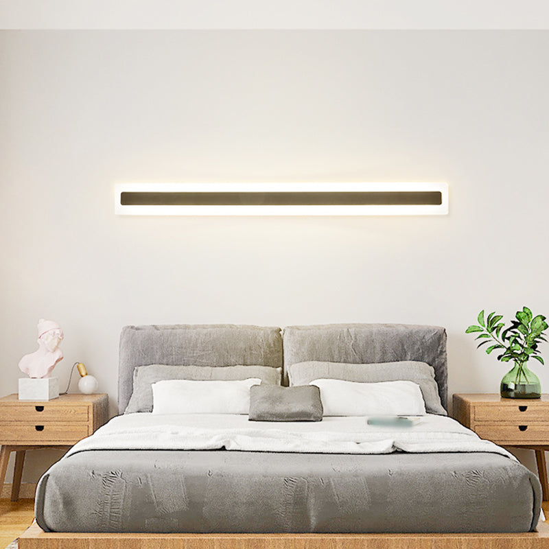 Linearer Schatten Metall Wandleuchter moderner Stil 1- Lichtwandhalterung Beleuchtung