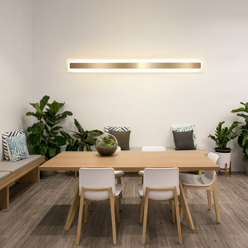 Linearer Schatten Metall Wandleuchter moderner Stil 1- Lichtwandhalterung Beleuchtung