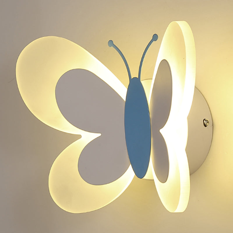 Occompa unica sfumatura in metallo sconce kid in stile 1 luce montata a parete