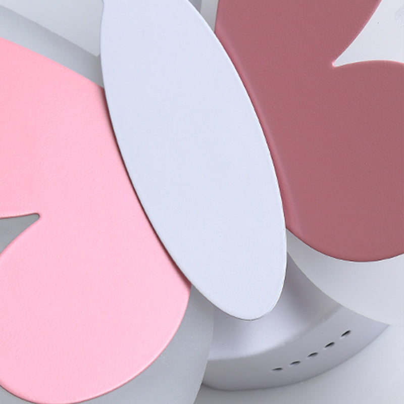 Occompa unica sfumatura in metallo sconce kid in stile 1 luce montata a parete