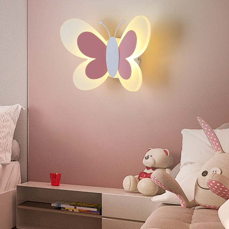 Occompa unica sfumatura in metallo sconce kid in stile 1 luce montata a parete