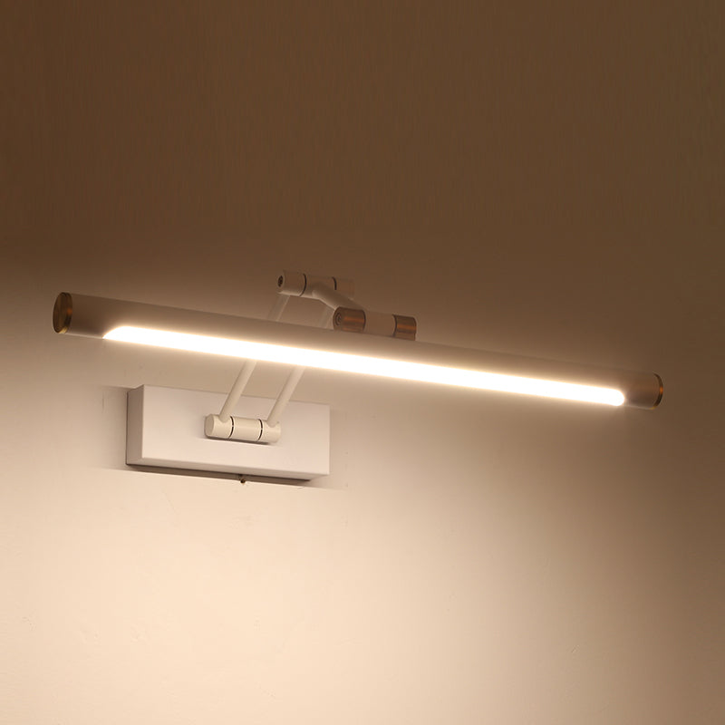 Funzione da parete da parete lineare moderna 1 Funzione illuminazione da parete a specchio leggero