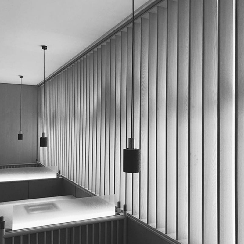 1 leichte Marmorheizen helle moderne Zylinderhängelampe für Wohnzimmer