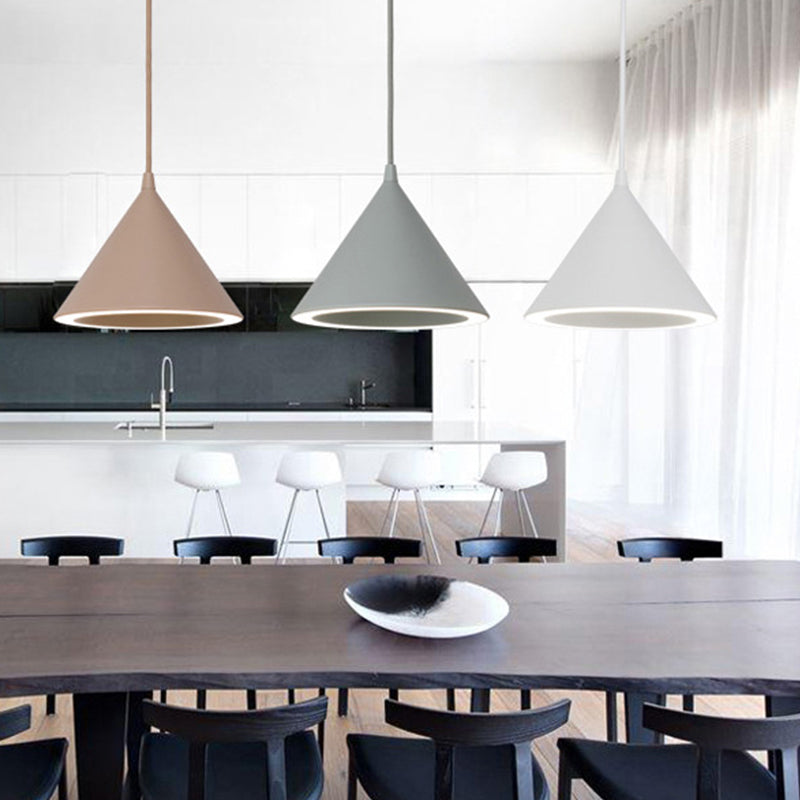 1 Light Cone sospeso a sospensione Modern Macaron in stile Macaron Impiccagione per il ristorante