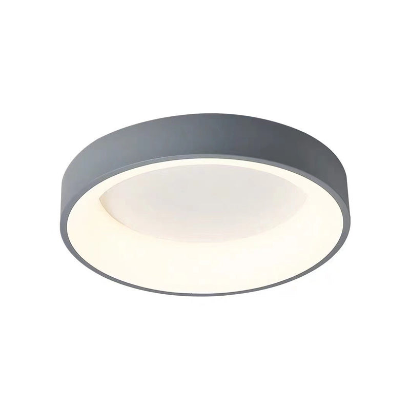 Metal Circle Ceiling Lighting Simplicity LED Flush Mount Ceiling Light Fixture