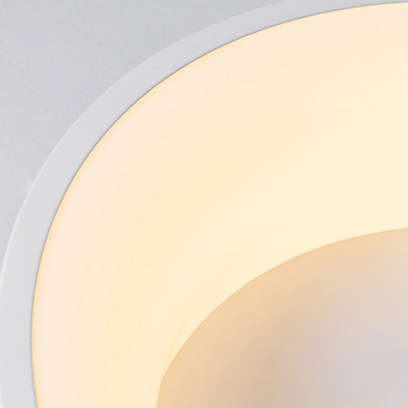 Luminaire de plafond encastré à LED de simplicité d'éclairage de plafond de cercle en métal