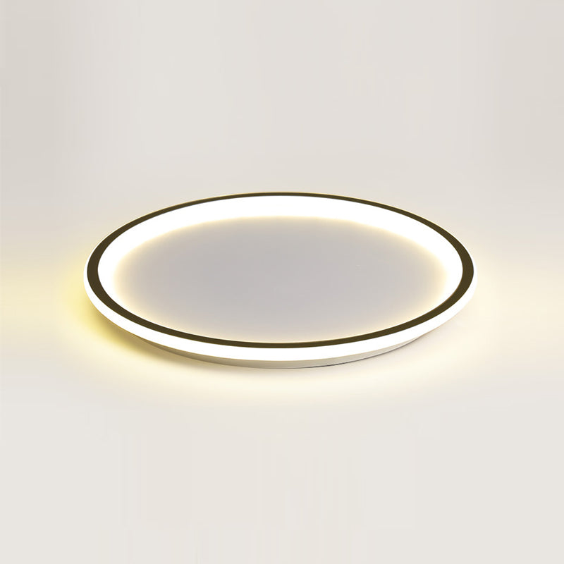 Modern Circle Ceiling Lighting Metal LED Ceiling Mount Light Fixture for Bedroom