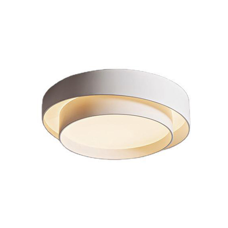 Metal Round Flush Mount Ceiling Light Nordic LED Flush Mount Lighting for Bedroom