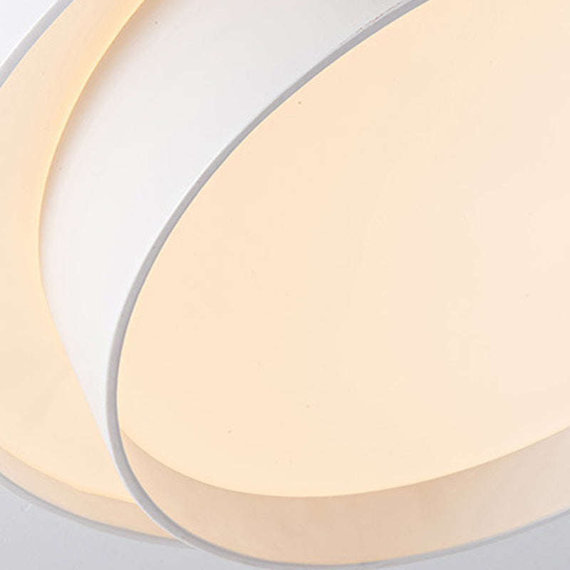 Metal Round Flush Mount Ceiling Light Nordic LED Flush Mount Lighting for Bedroom