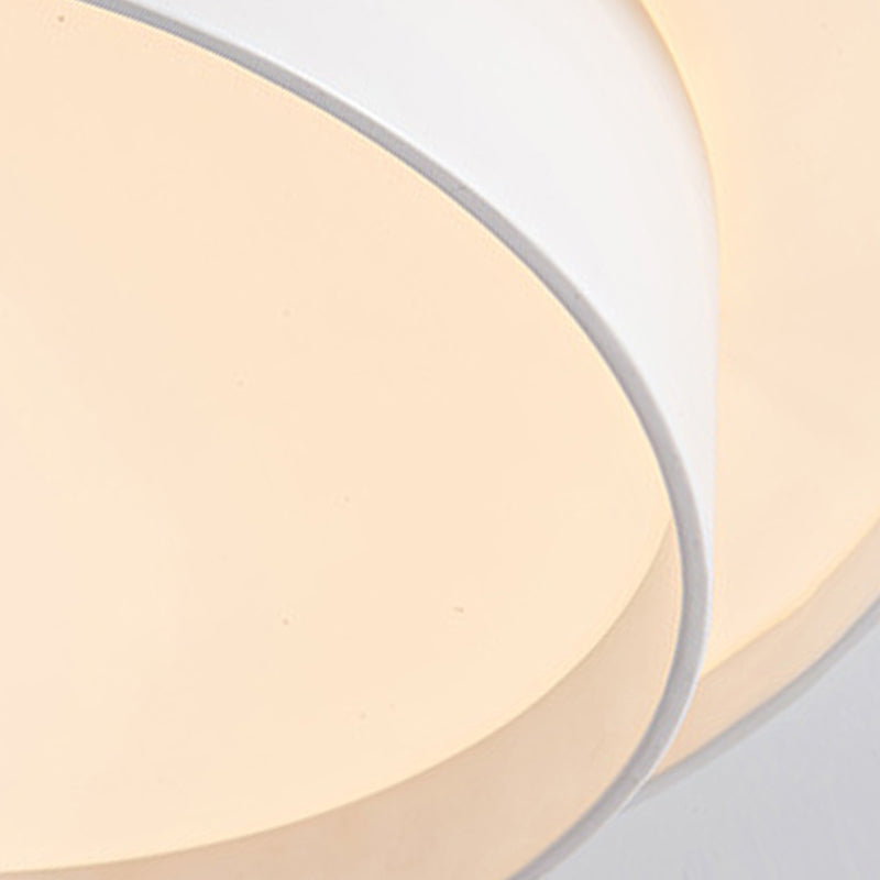 Metal Round Flush Mount Ceiling Light Nordic LED Flush Mount Lighting for Bedroom