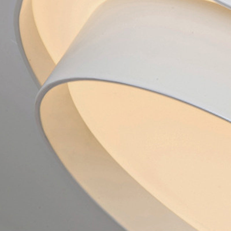 Metal Round Flush Mount Ceiling Light Nordic LED Flush Mount Lighting for Bedroom