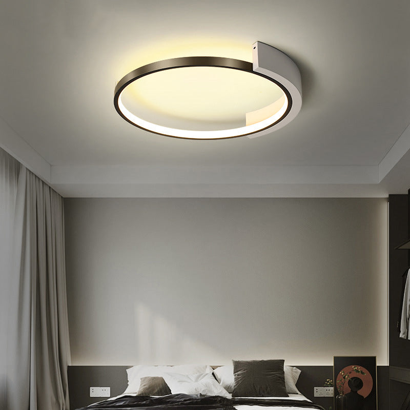 Circle Ceiling Light Fixture Modern Style LED Metal Ceiling Mounted Light