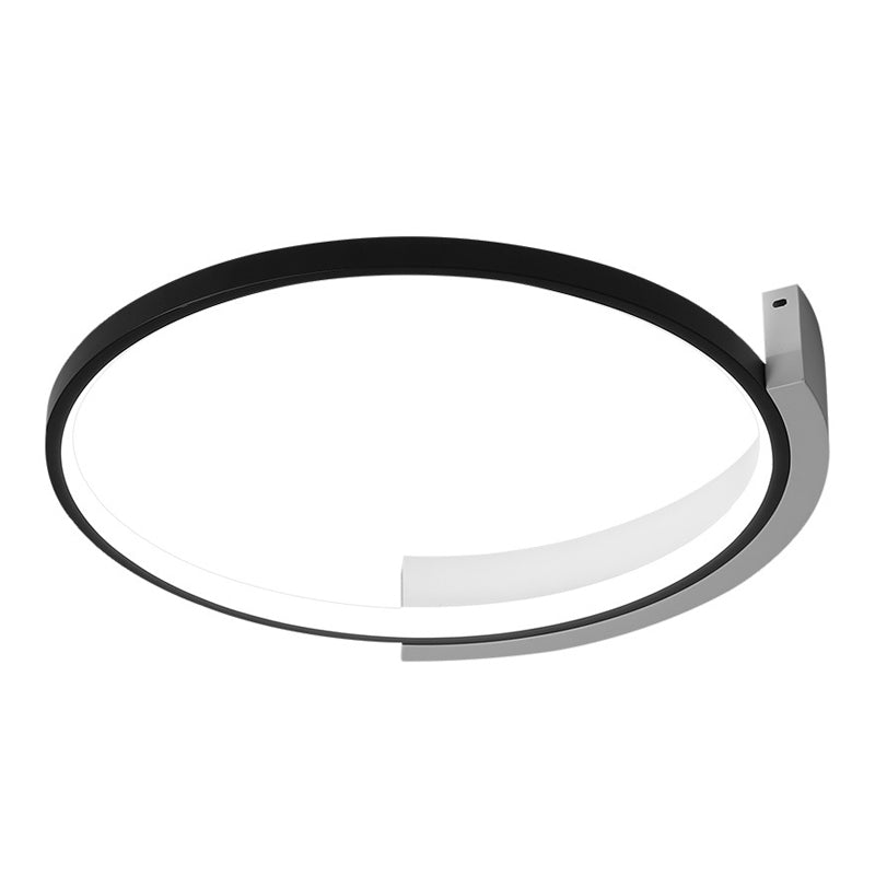 Circle Ceiling Light Fixture Modern Style LED Metal Ceiling Mounted Light