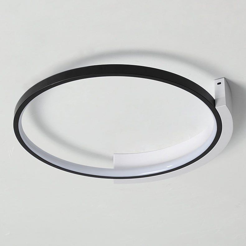 Circle Ceiling Light Fixture Modern Style LED Metal Ceiling Mounted Light