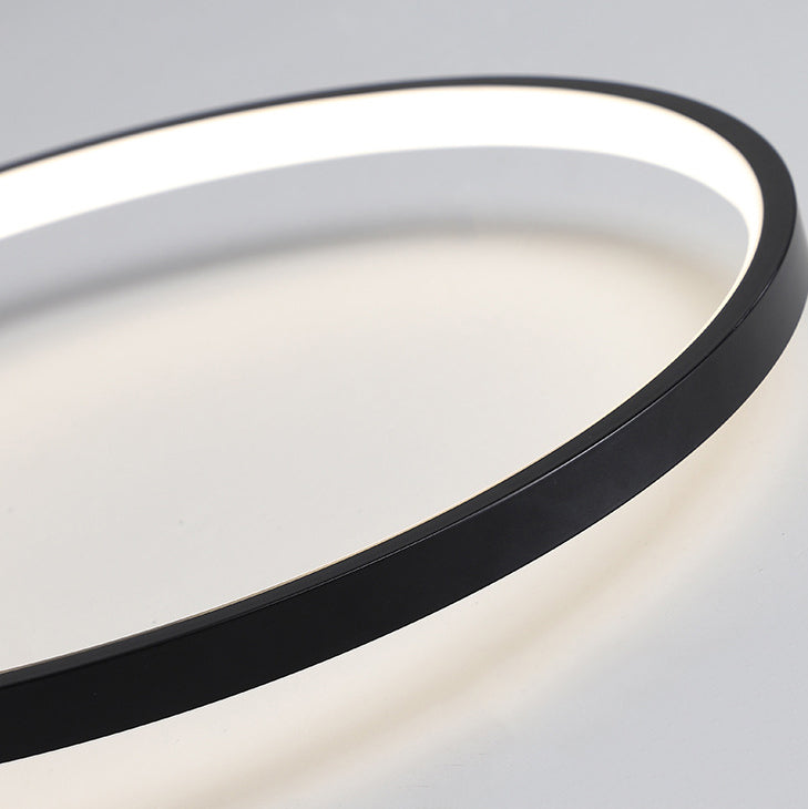 Circle Ceiling Light Fixture Modern Style LED Metal Ceiling Mounted Light