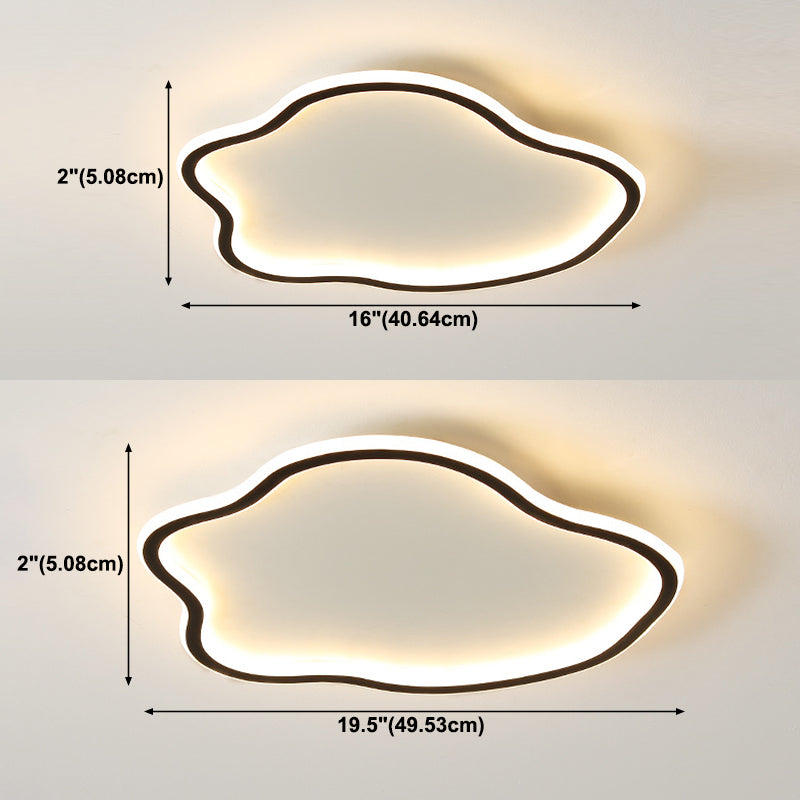 Plafonnier LED moderne en métal de Style nordique, éclairage proche du plafond, luminaire décoratif de plafond, idéal pour une chambre à coucher