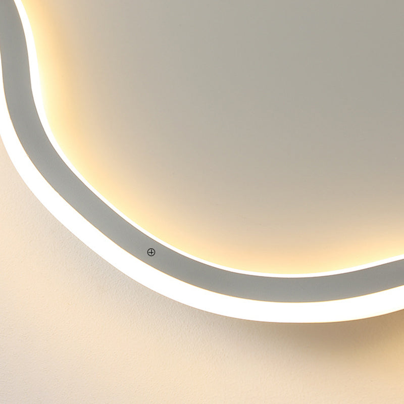 Plafonnier LED moderne en métal de Style nordique, éclairage proche du plafond, luminaire décoratif de plafond, idéal pour une chambre à coucher