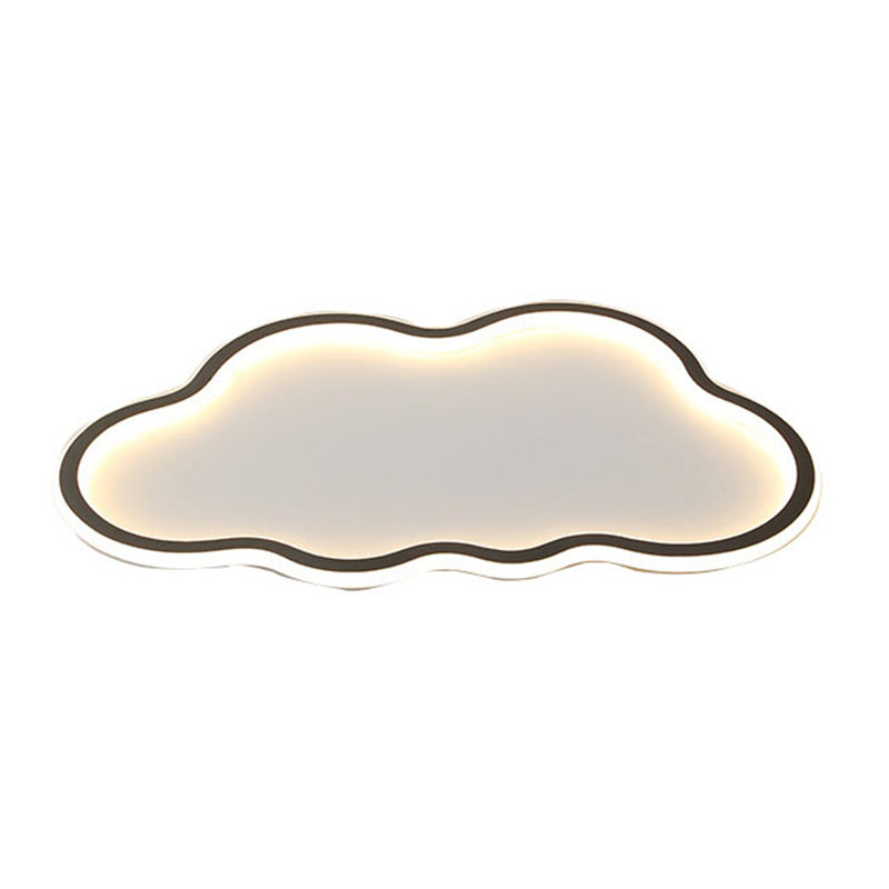 Plafoniera da incasso a forma di nuvola in metallo LED vicino alla lampada da soffitto per camera da letto