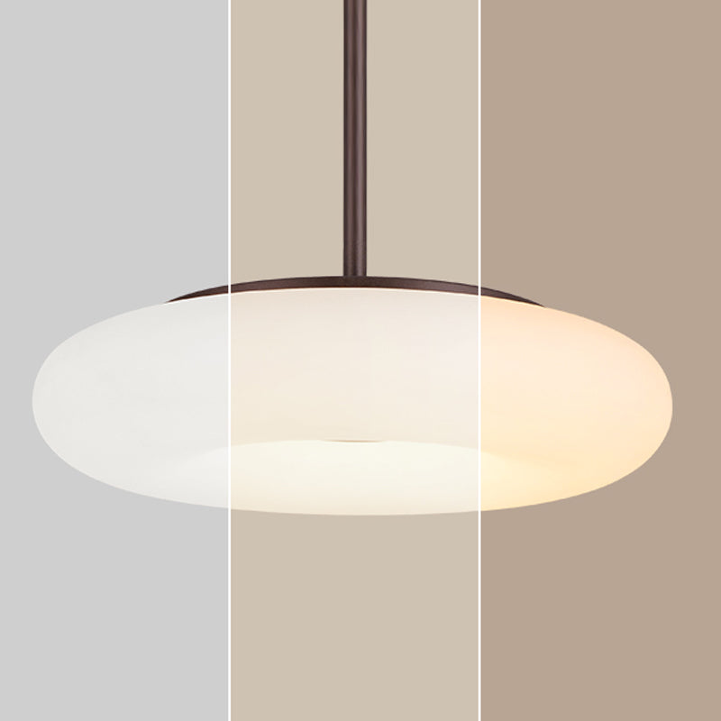 Salle de salle à manger circulaire LED PENDANT MÉTALLAL MINMINATION ÉCLAIR