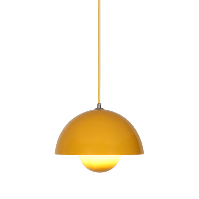 Colorful One Head Hanging Light Nordic Style Macron Pendant Lamp for Bedroom