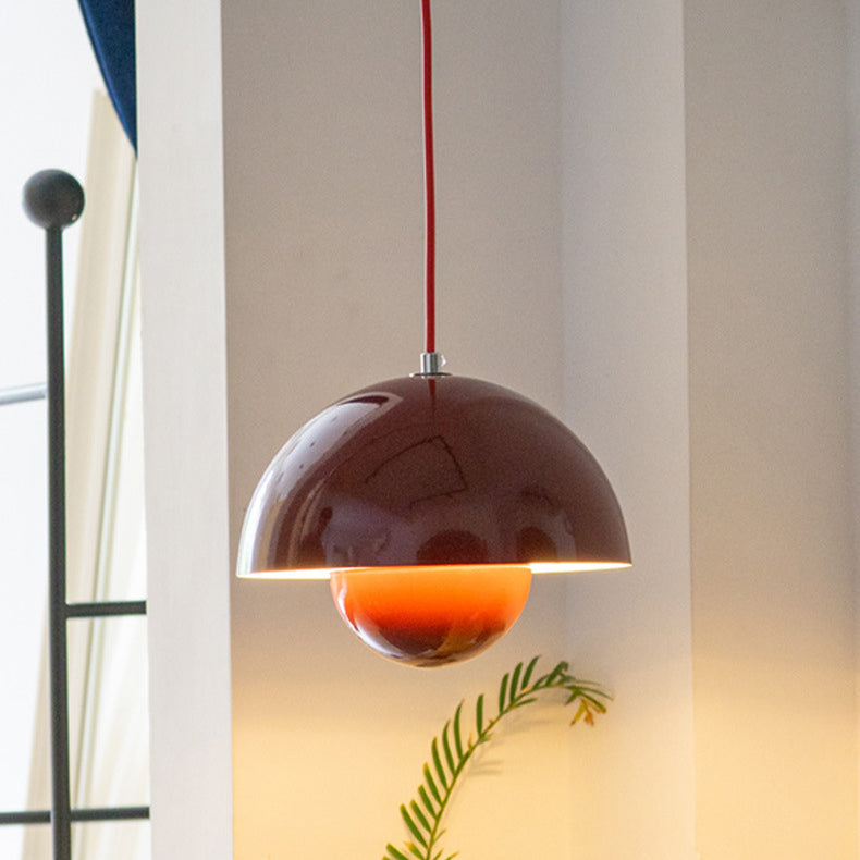 Colorful One Head Hanging Light Nordic Style Macron Pendant Lamp for Bedroom
