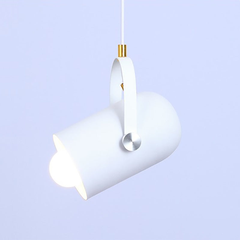 Modern Macron Pendant Light Metal 1 Head Pendant Lighting for Study Room Bedroom