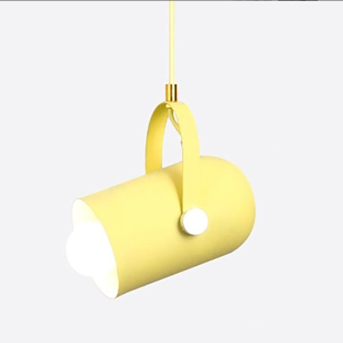 Modern Macron Pendant Light Metal 1 Head Pendant Lighting for Study Room Bedroom