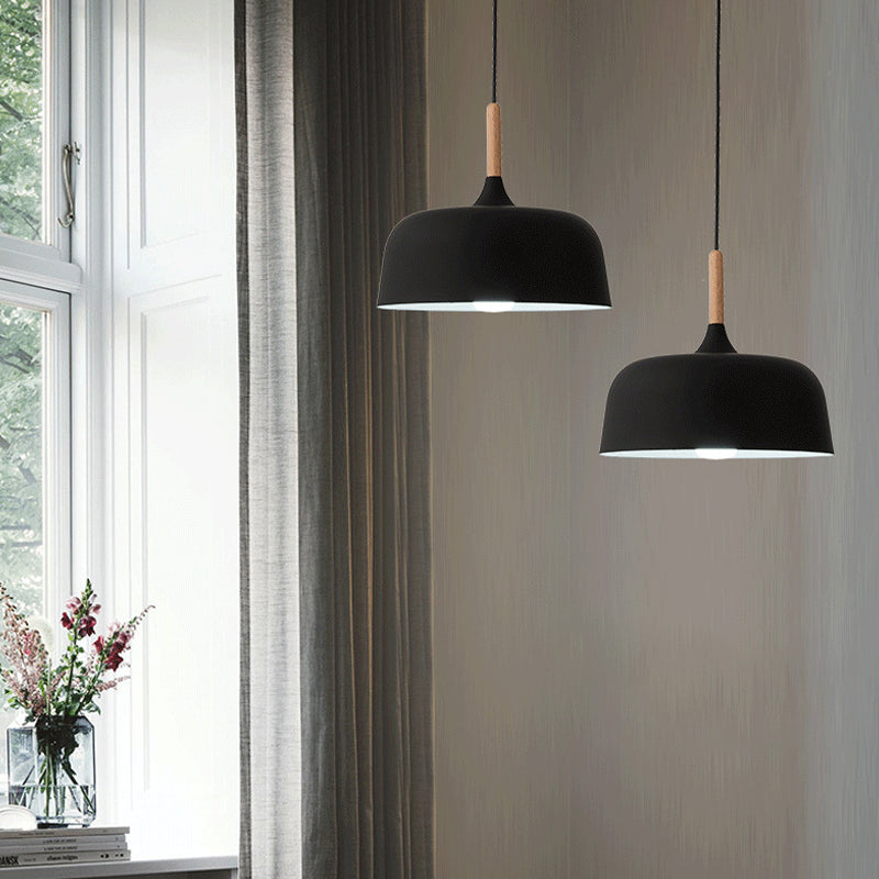 Pumpkin Pendant Light Aymator Macaron Style Snack Bar Dining Room Hanging Light